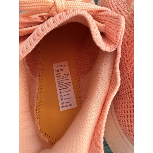 Vivaia Urban Mesh Sliders Candy Pink Hands Free Sneaker Womens EU 38 US 7 - Picture 6 of 10